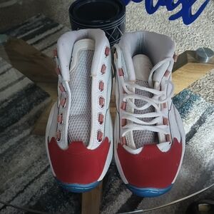 Reebok Kids Red and White Sneakers